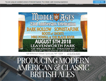 Tablet Screenshot of middleagesbrewing.com